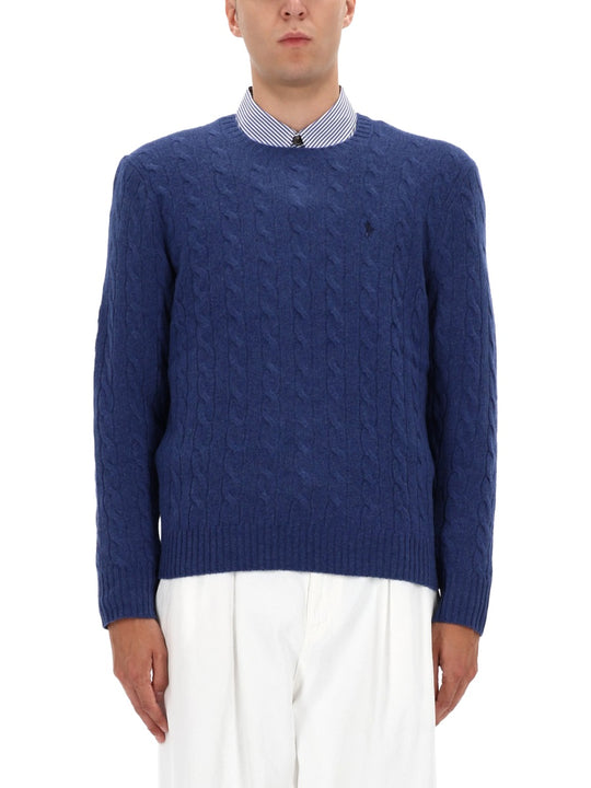 Wool And Cashmere Cable Knit Sweater
