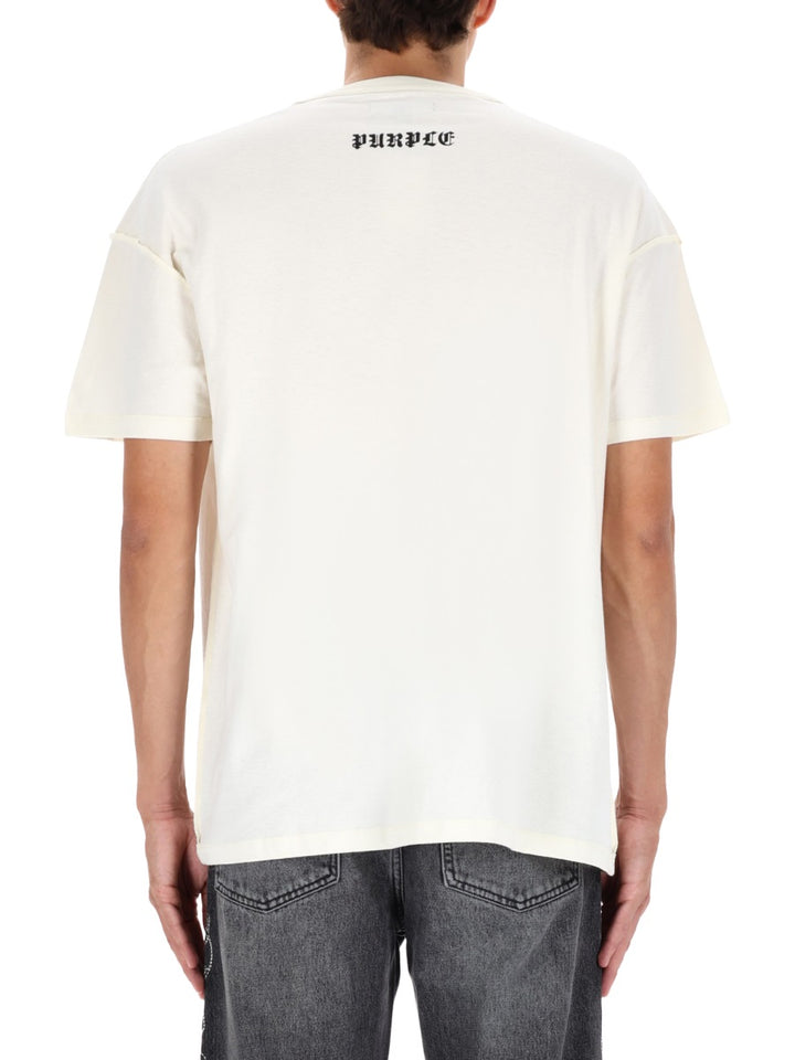 Purple Brand T shirt - Bianco | Wanan Luxury