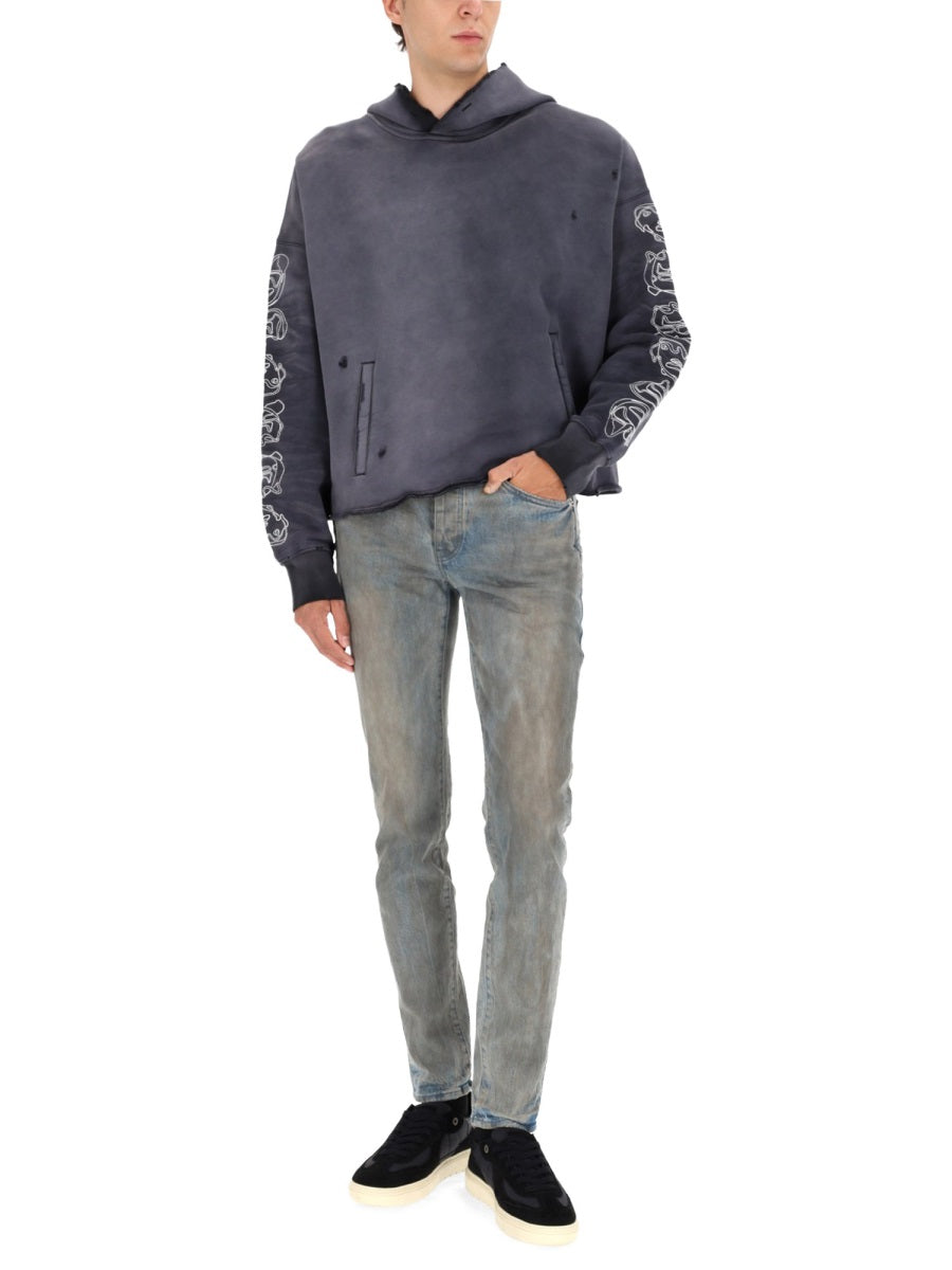 Purple Brand Felpe - Nero | Wanan Luxury