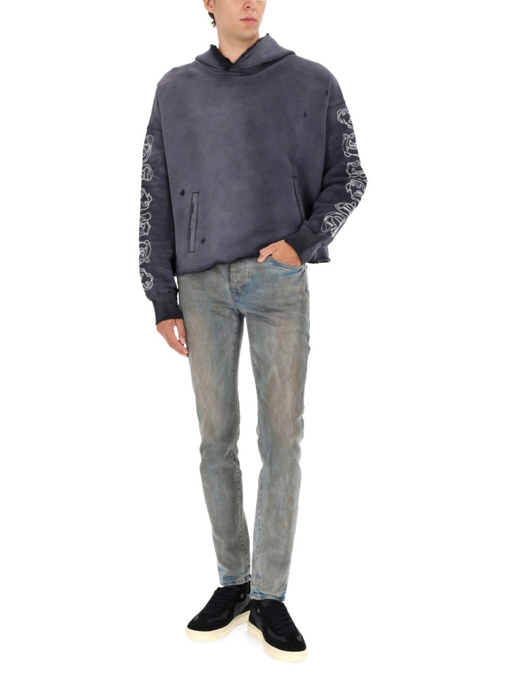 Purple Brand Felpe - Nero | Wanan Luxury