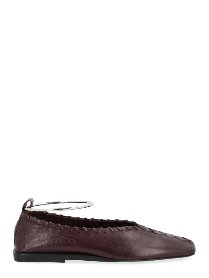 Jil Sander Scarpe Basse - Bordeaux | 1db84399ffd2d38eb66ac49ac16a8c4b155fabc2