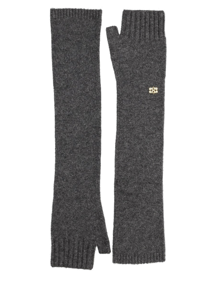 Ganni Sciarpe e Guanti - Grigio | Wanan Luxury