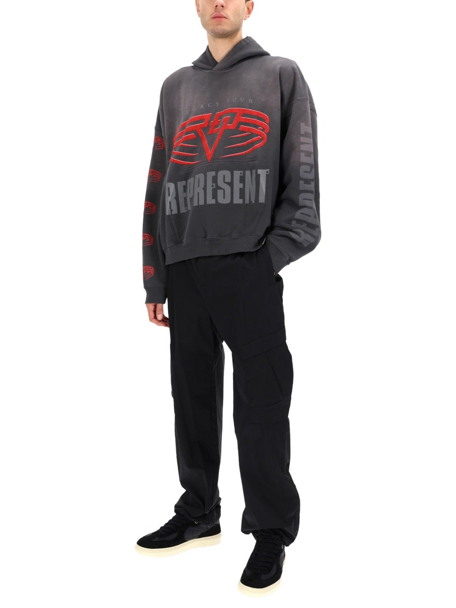 Represent Felpe - Grigio | Wanan Luxury