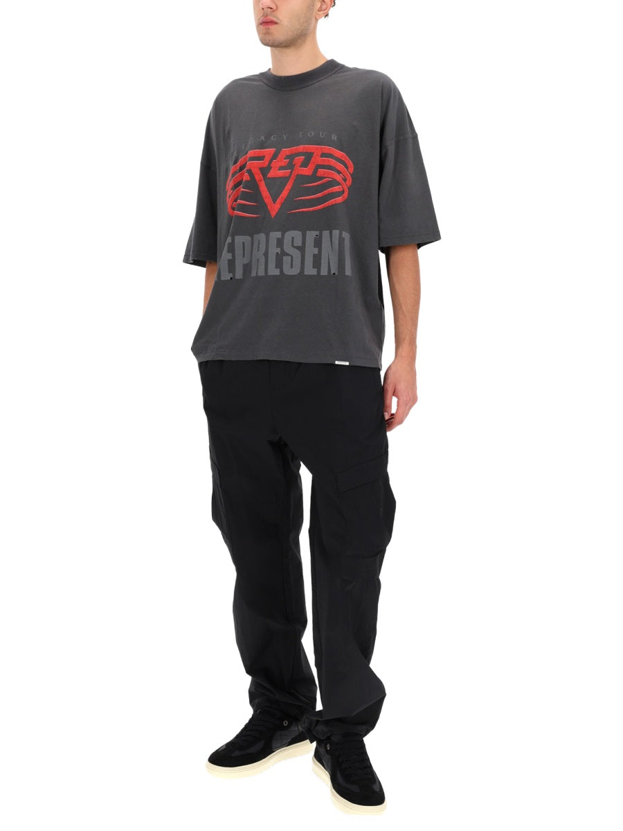 Represent T shirt - Grigio | Wanan Luxury