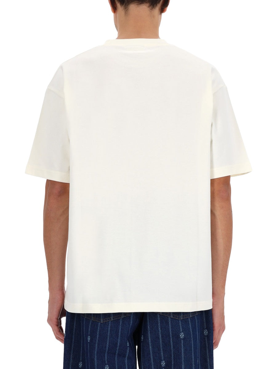 Drôle De Monsieur T shirt - Bianco | Wanan Luxury