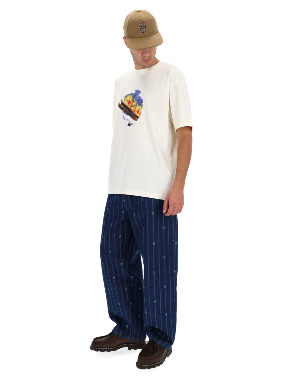 Drôle De Monsieur T shirt - Bianco | Wanan Luxury