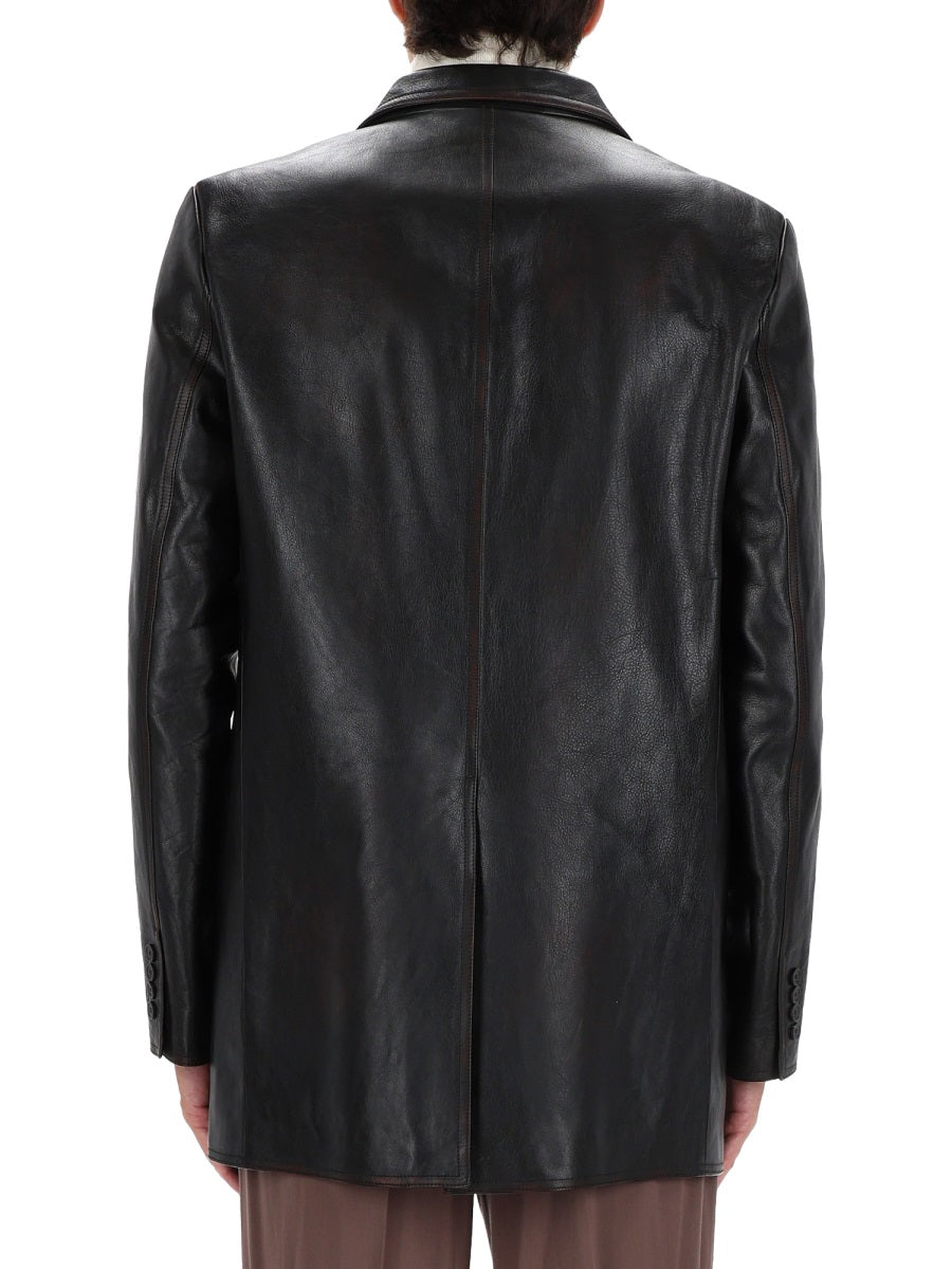 Gucci Capi in Pelle - Black | 372c72b6c3796f6f45cef3e1a46e241b7d2942f3