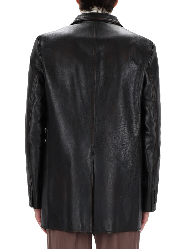 Gucci Capi in Pelle - Black | 372c72b6c3796f6f45cef3e1a46e241b7d2942f3