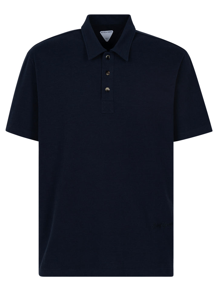 Bottega Veneta Polo - Blu | 8c71adf9d78b69403f5f2686821b185af7a37796