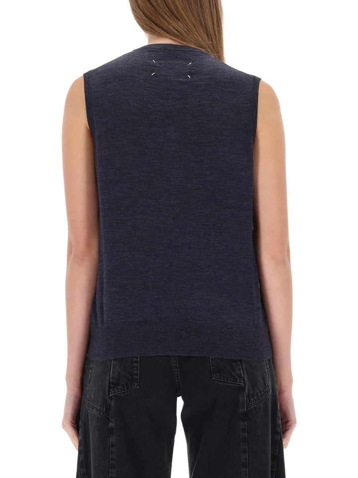 Maison Margiela Gilet - Blu | Wanan Luxury