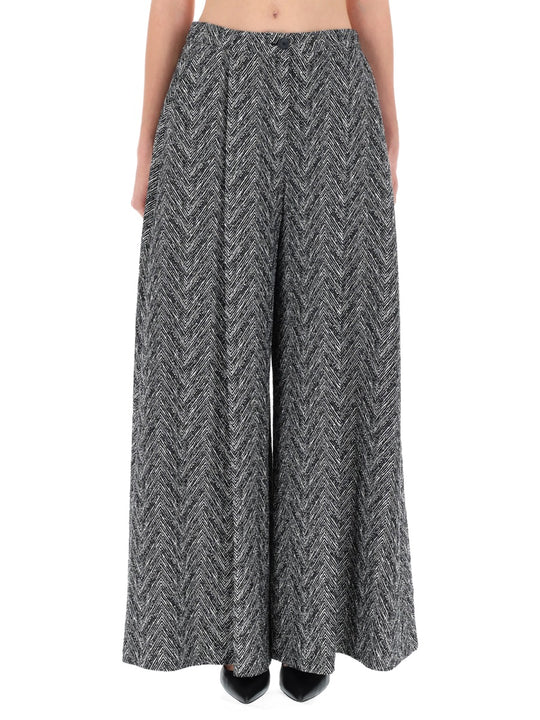 Herringbone Tweed Pants