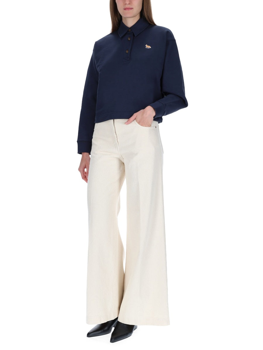 Maison Kitsuné Felpe - Blu | Wanan Luxury