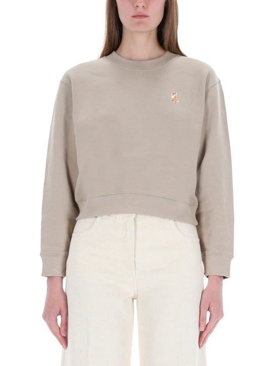 Cropped "Fox" Sweatshirt