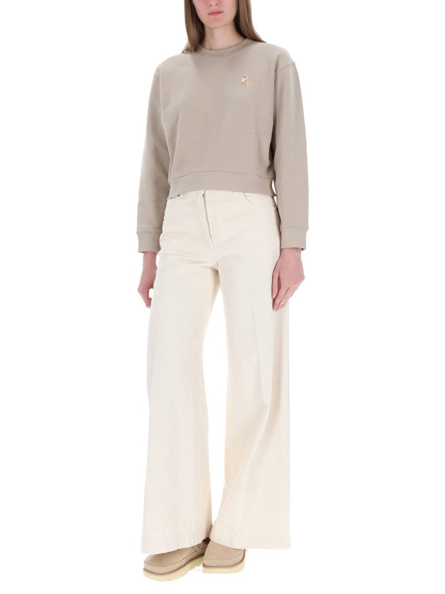 Maison Kitsuné Felpe - Beige | Wanan Luxury