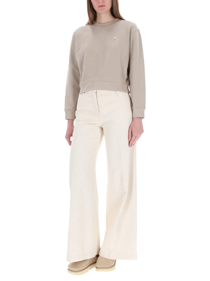 Maison Kitsuné Felpe - Beige | Wanan Luxury