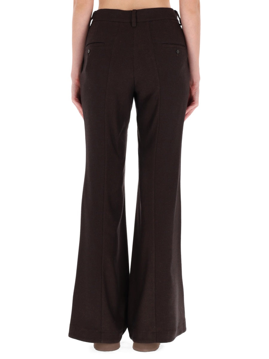 Alysi Pantaloni - Marrone | Wanan Luxury