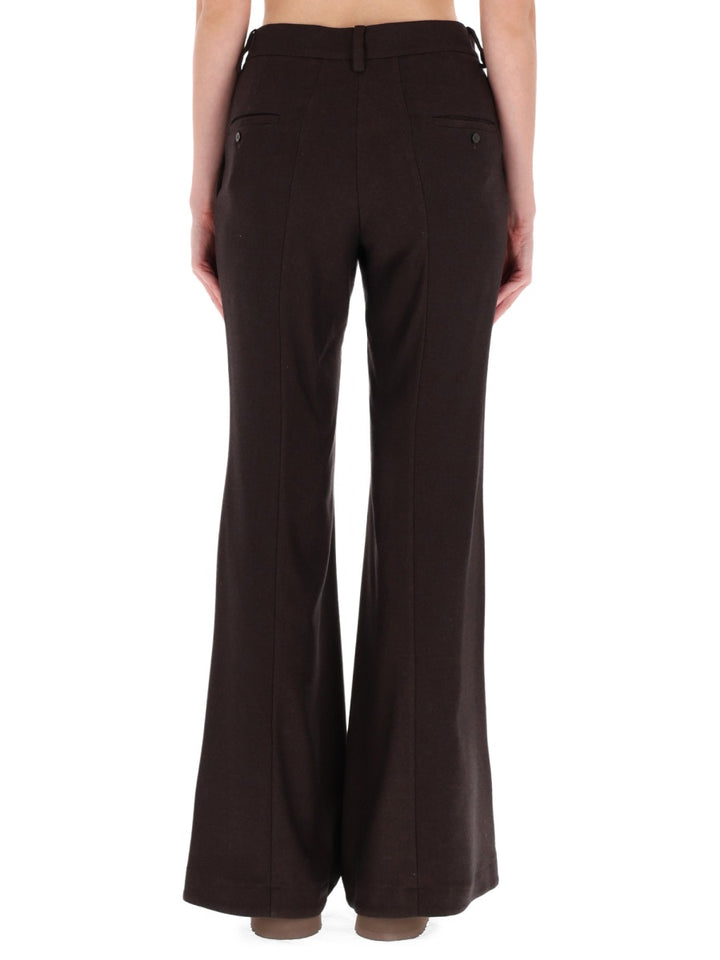 Alysi Pantaloni - Marrone | Wanan Luxury