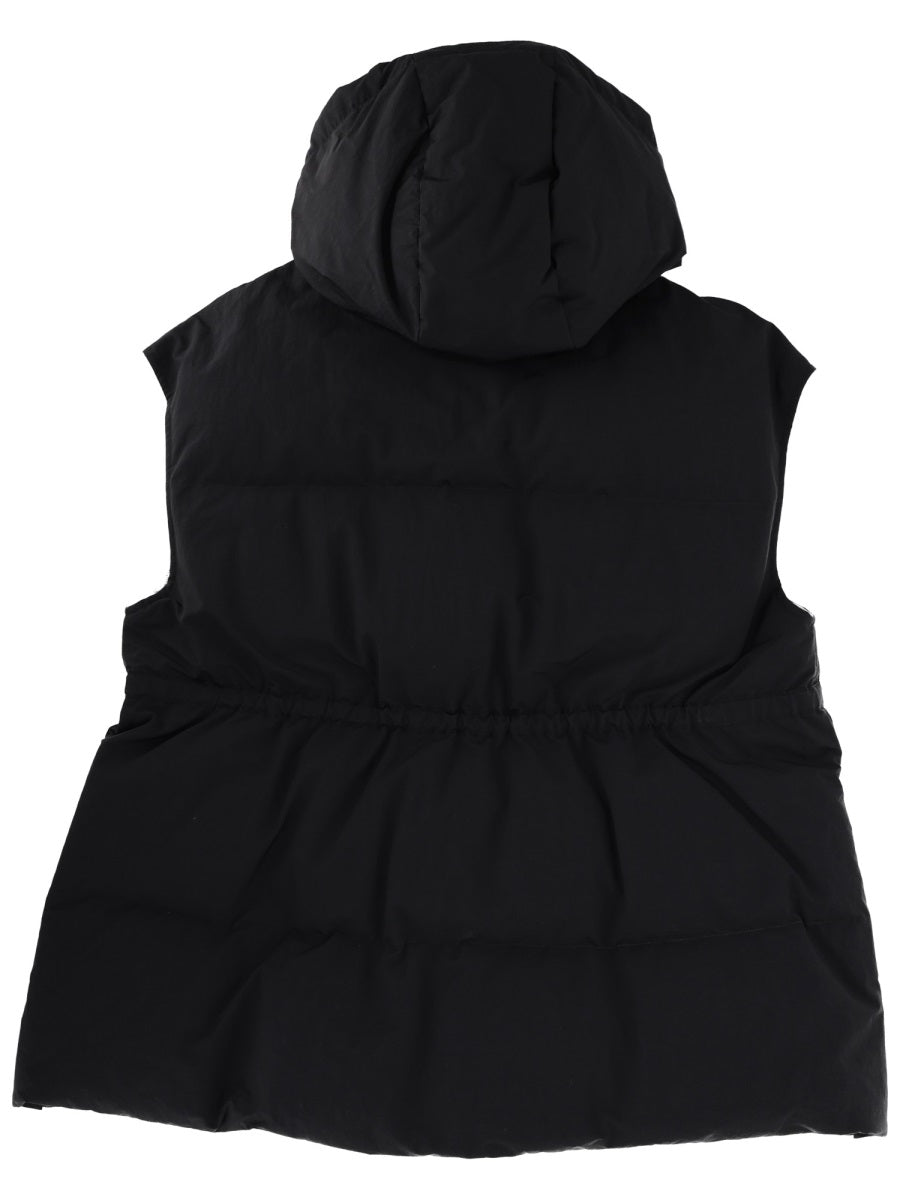 LAMINAR Gilet - Nero | Wanan Luxury