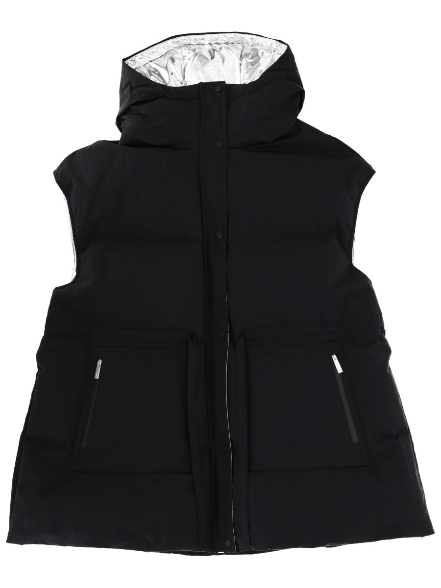 LAMINAR Gilet - Nero | Wanan Luxury