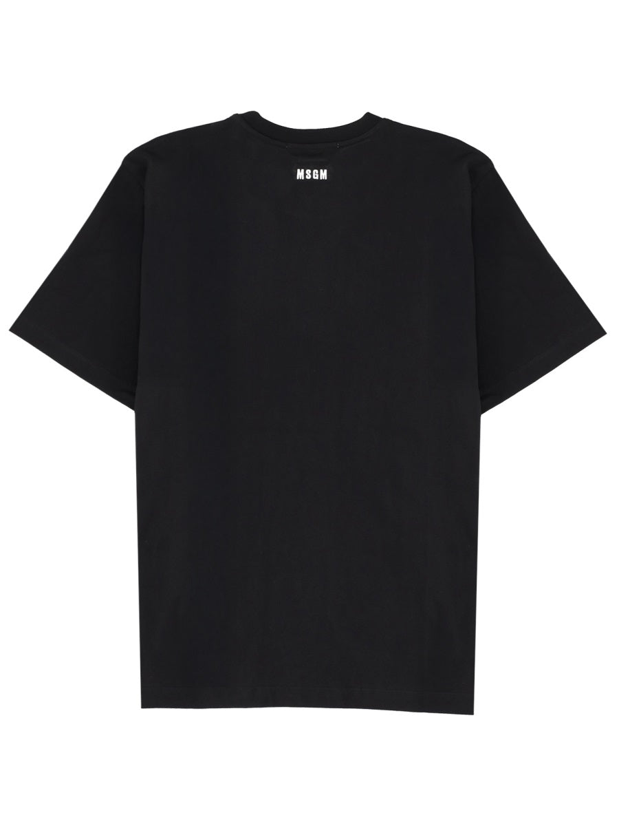 MSGM T shirt - Nero | Wanan Luxury