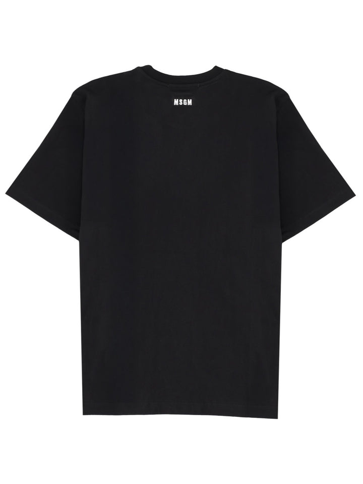 MSGM T shirt - Nero | Wanan Luxury