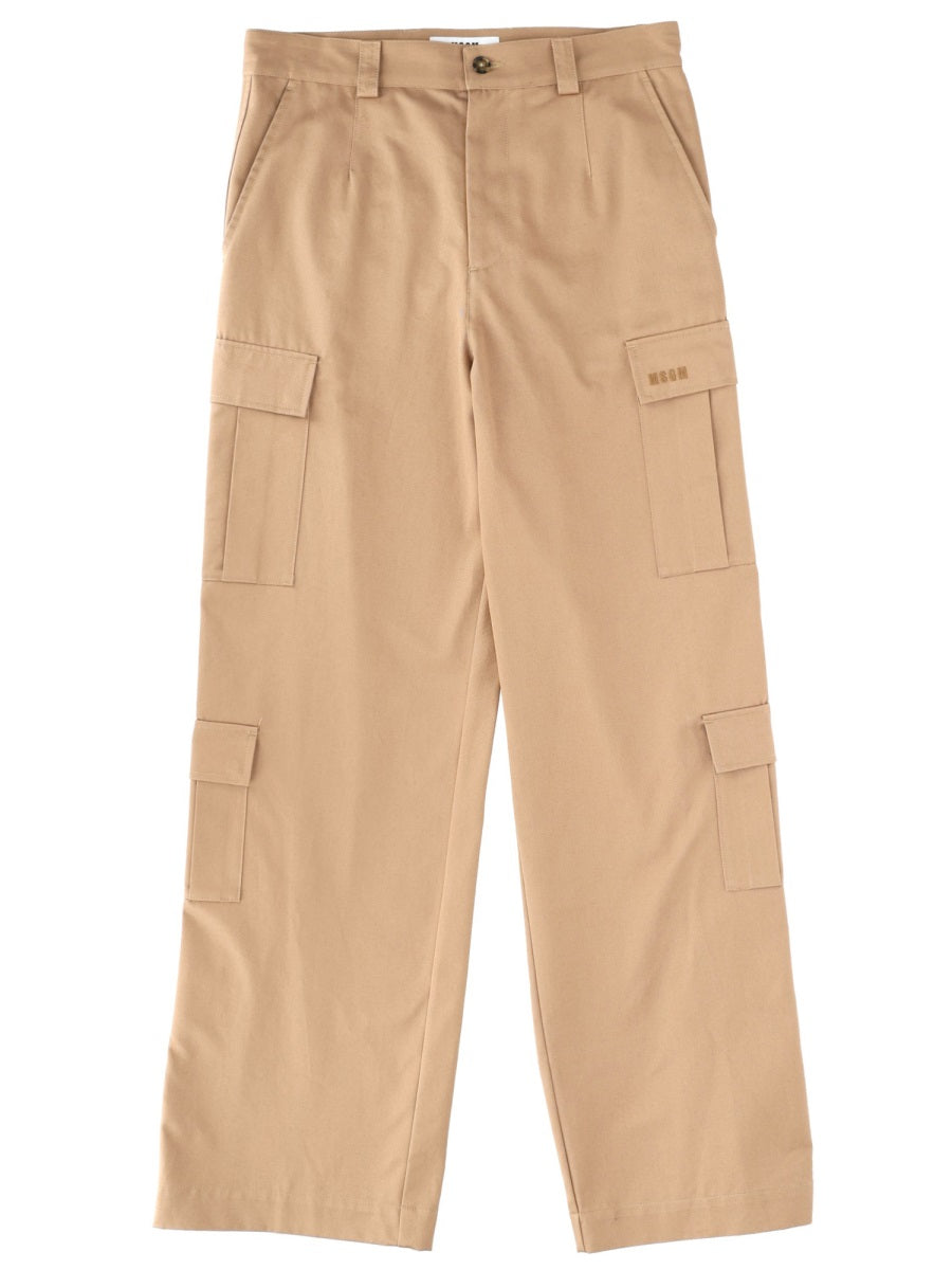 MSGM Pantaloni - Beige | Wanan Luxury