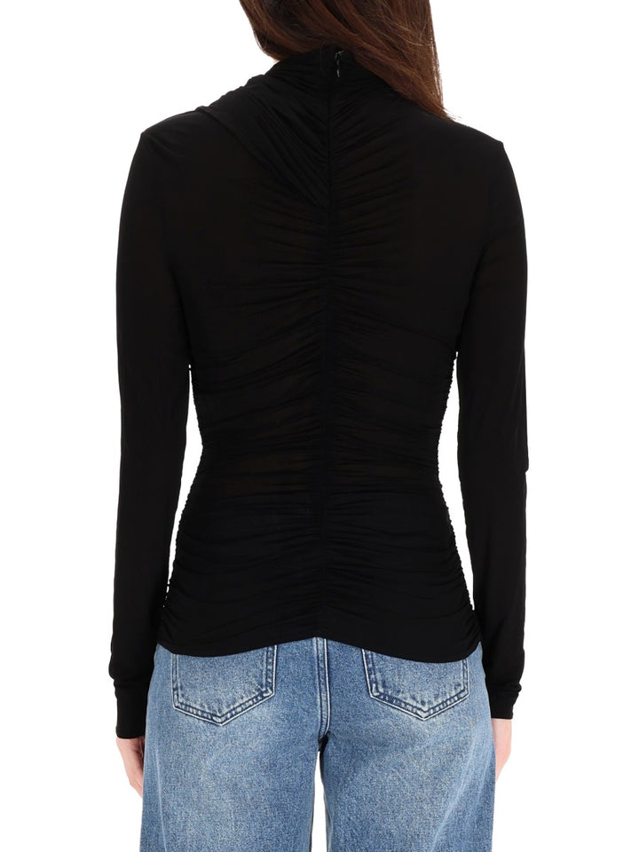 Magda Butrym Top - Nero | Wanan Luxury