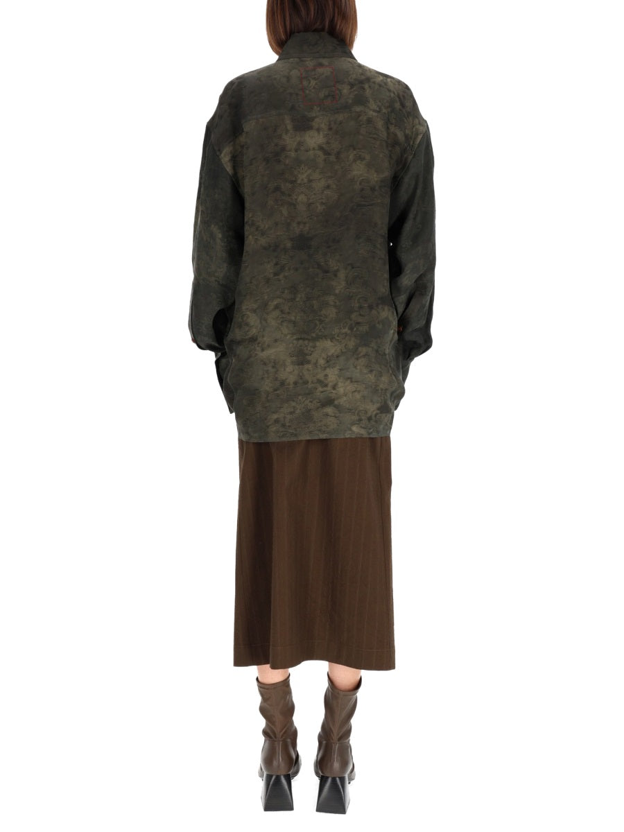 Uma Wang Top - Verde | Wanan Luxury