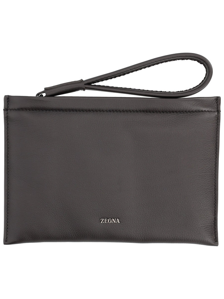 Zegna Pochette - Nero | Wanan Luxury