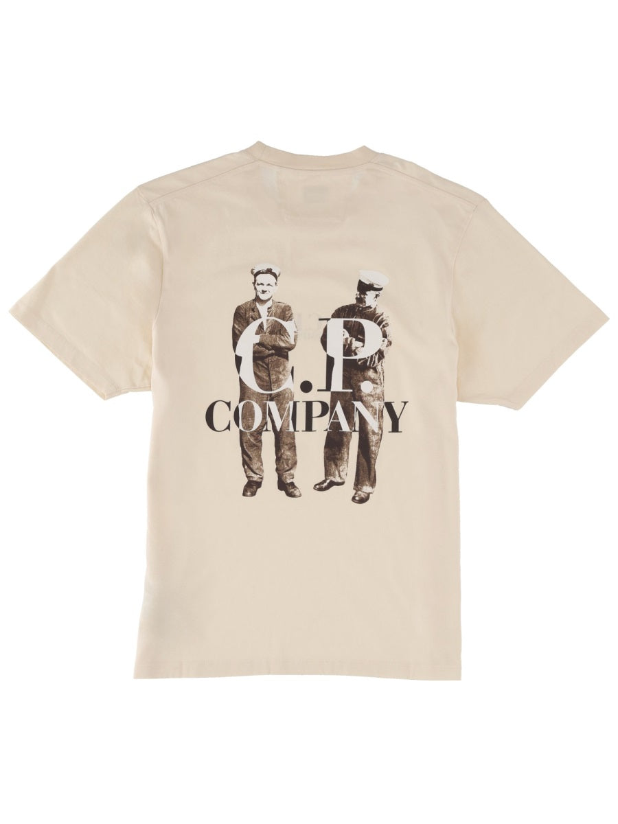 C.P. Company T shirt - Bianco | Wanan Luxury