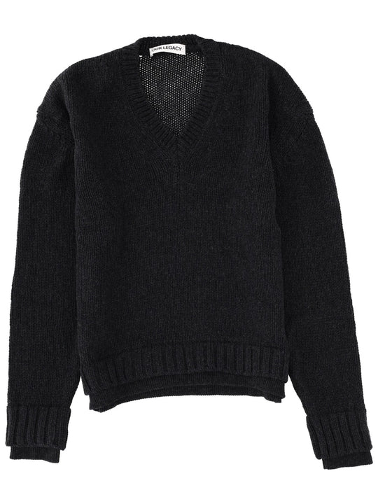 "False V-Neck" Sweater