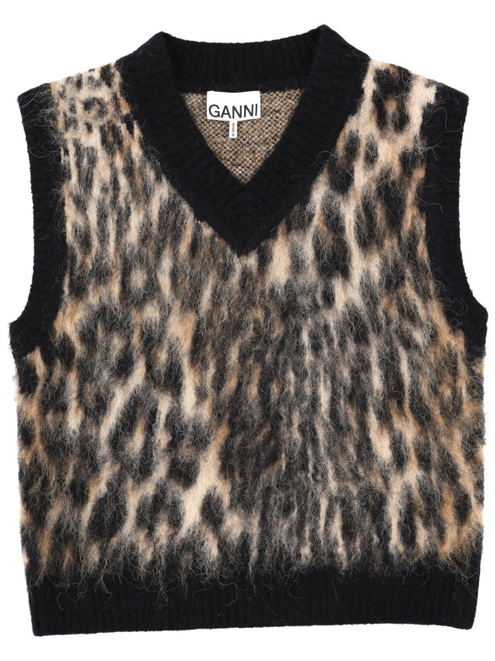 Ganni Gilet - Animalier | Wanan Luxury