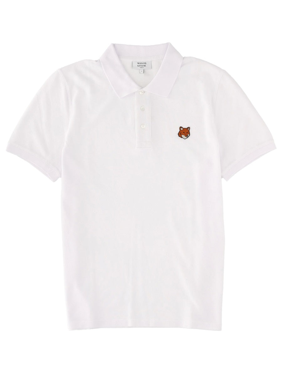 Maison Kitsuné Polo - Bianco | Wanan Luxury