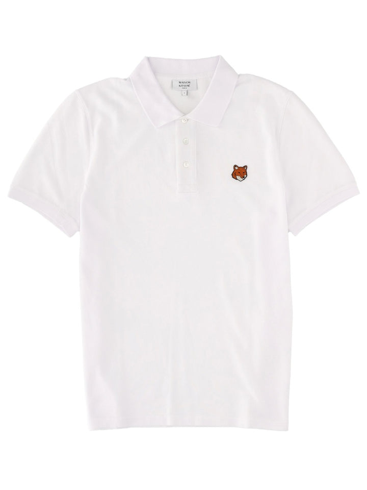 Maison Kitsuné Polo - Bianco | Wanan Luxury