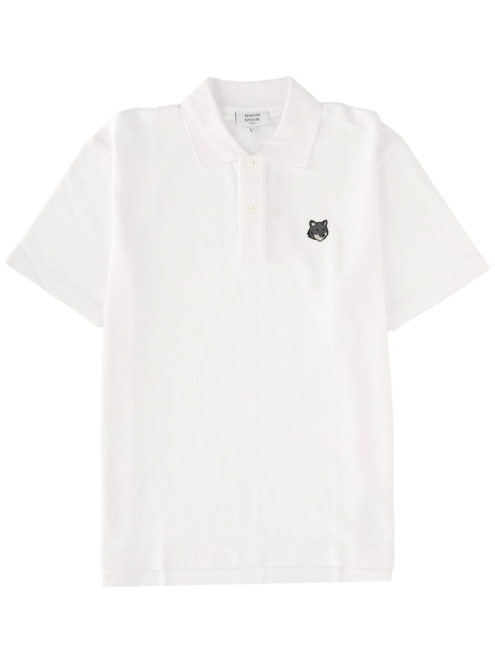 Maison Kitsuné Polo - Bianco | Wanan Luxury