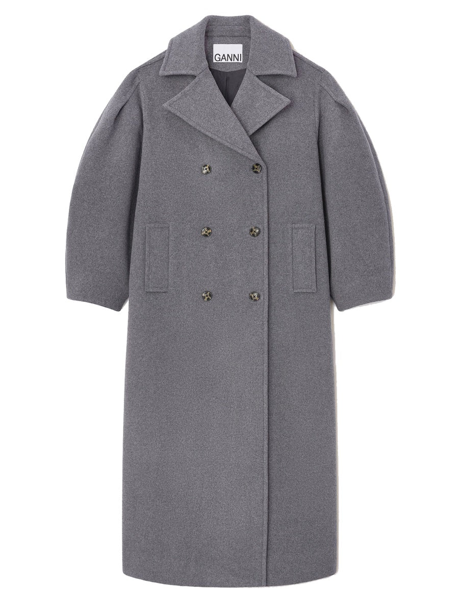 Ganni Trench e Impermeabili - Grigio | Wanan Luxury