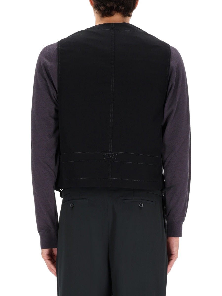 Lemaire Gilet - Nero | Wanan Luxury