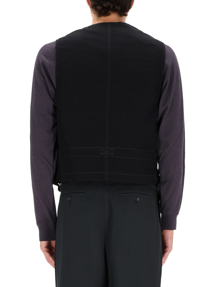 Lemaire Gilet - Nero | Wanan Luxury