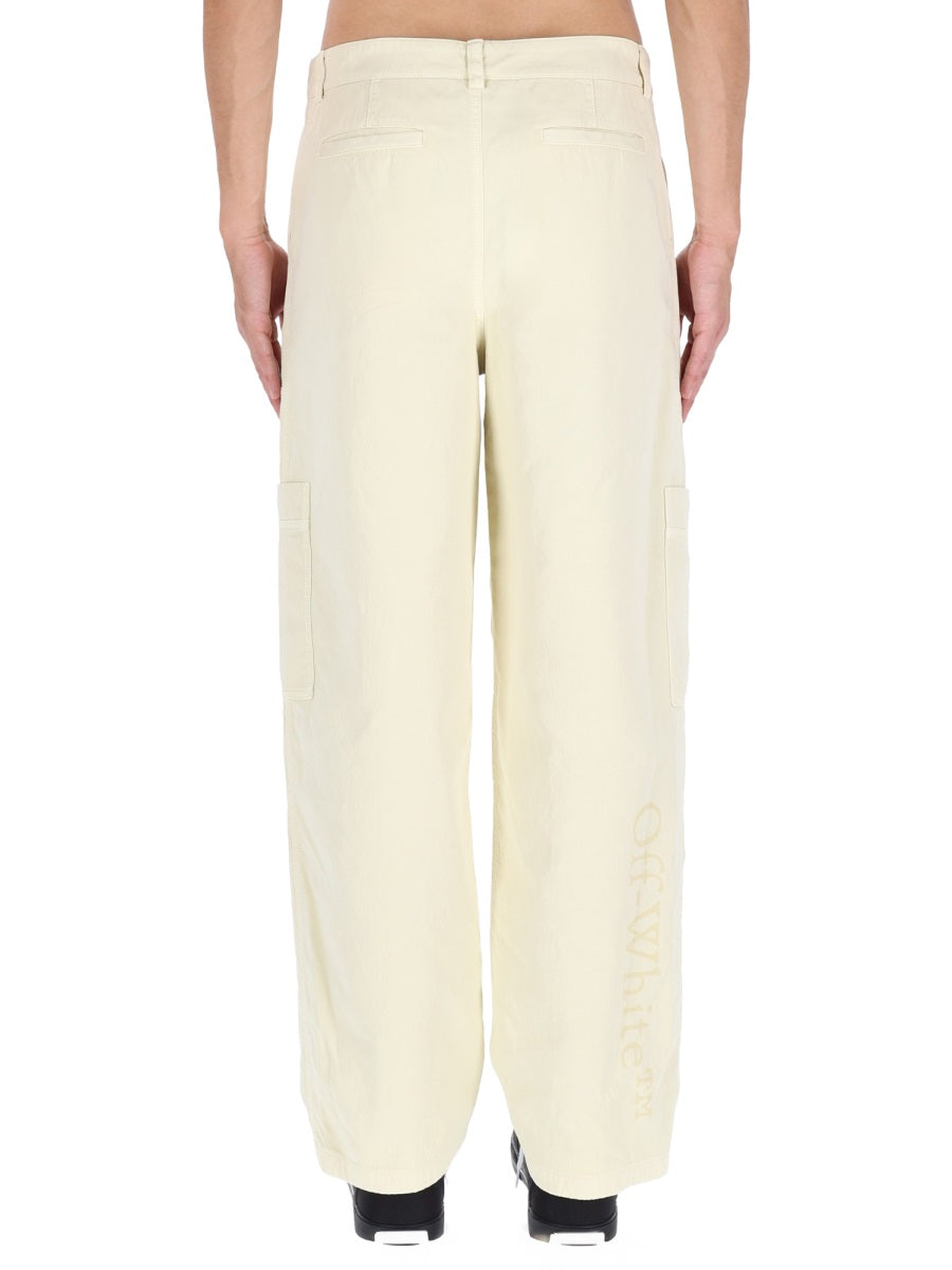 Off-White Pantaloni - Beige | Wanan Luxury