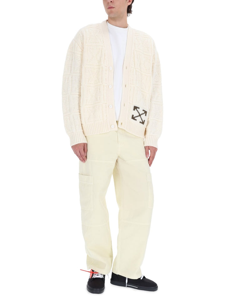 Off-White Pantaloni - Beige | Wanan Luxury