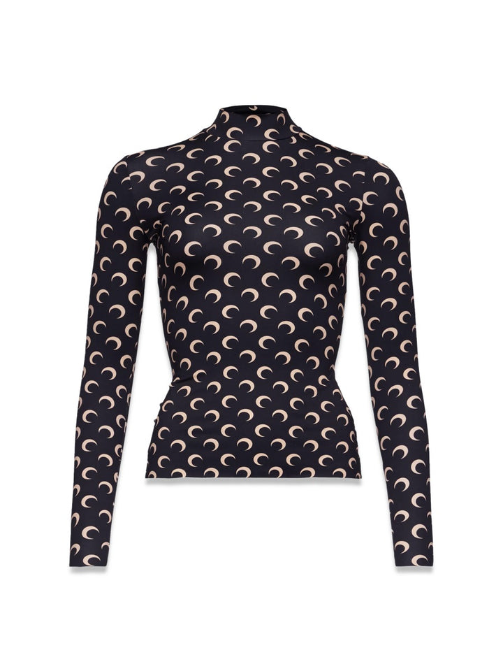 Marine Serre Top - Black | 4bdb3a30a2ab770f763ce415781deed8cb7b24fa