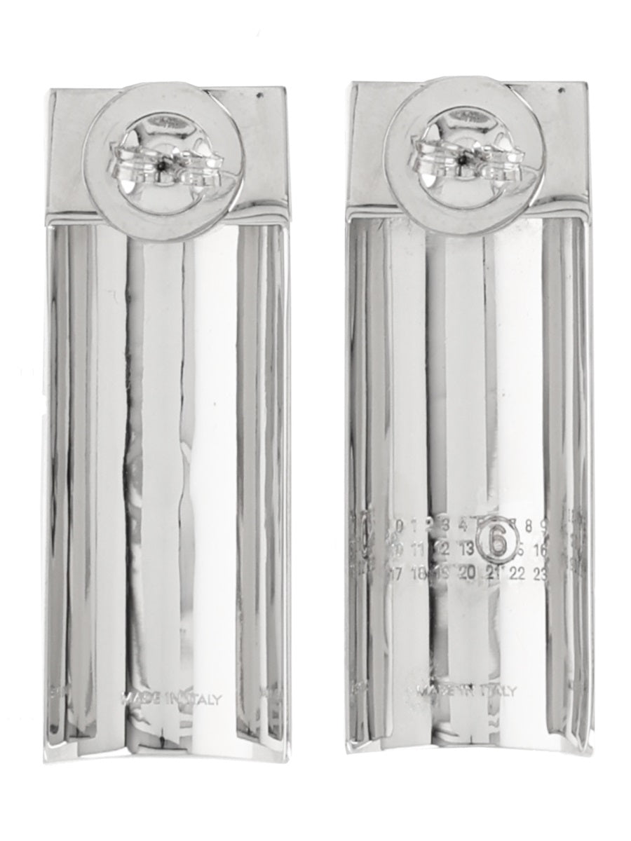 MM6 Maison Margiela Orecchini - Argento | Wanan Luxury