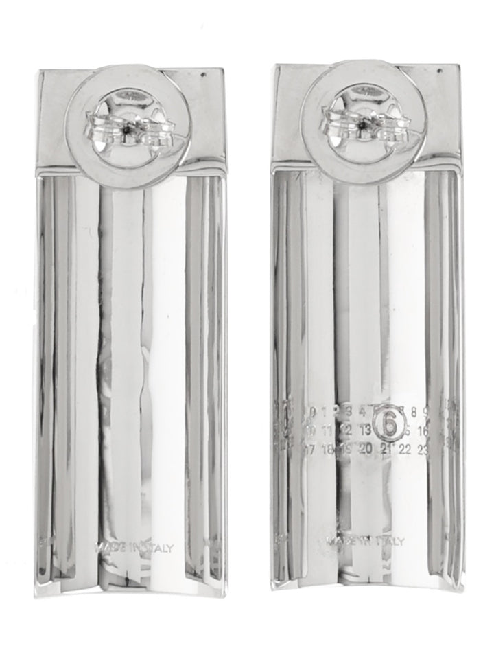 MM6 Maison Margiela Orecchini - Argento | Wanan Luxury