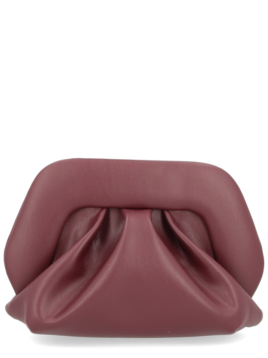 Themoirè Pochette - Bordeaux | Wanan Luxury