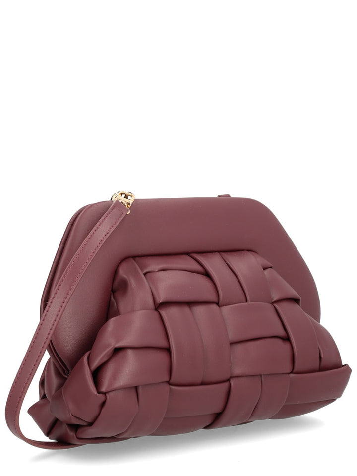 Themoirè Pochette - Bordeaux | Wanan Luxury