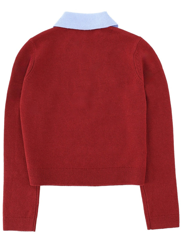 Self-Portrait Top - Bordeaux | Wanan Luxury