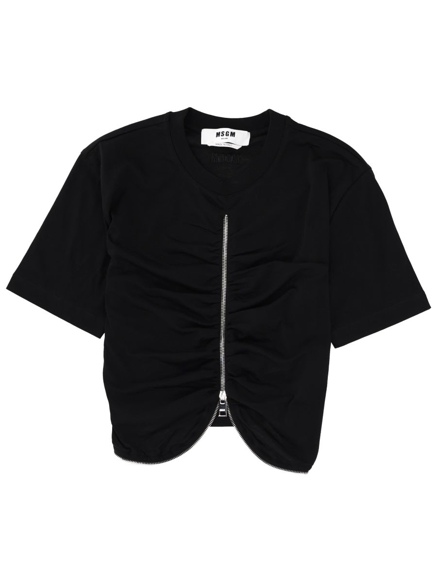 MSGM T shirt - Nero | Wanan Luxury