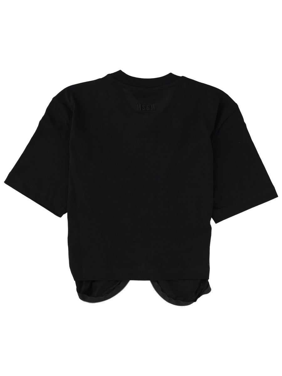 MSGM T shirt - Nero | Wanan Luxury