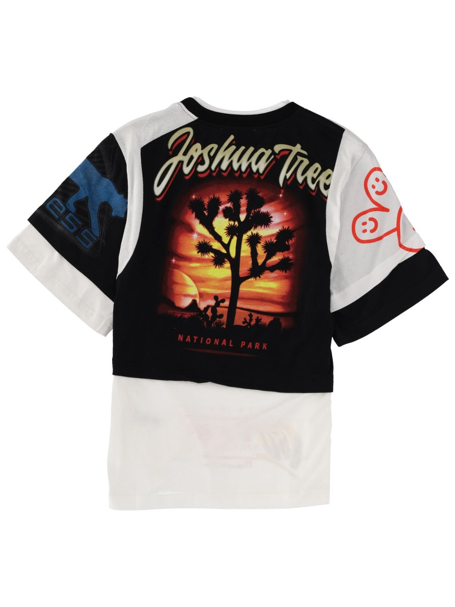 Marine Serre T shirt - Bianco | Wanan Luxury