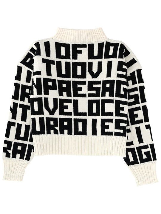 "Msgm X Caterina Frongia" Lettered Sweater